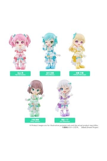 BanG Dream! PalVerse Mini Figures Pastel*Palettes Blind Box Display (6)