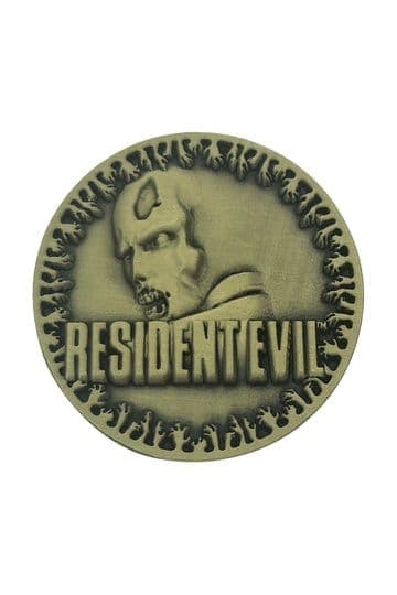 Resident Evil Collectable Coin 30th Anniversary Antique Brass