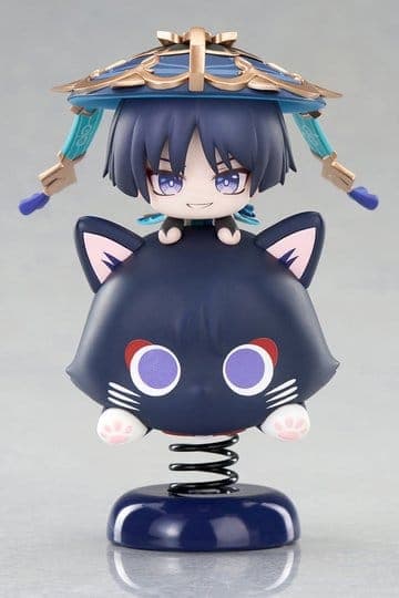 Genshin Impact Chibi Chara Yurayura Stand PVC Figure Wanderer 11 cm