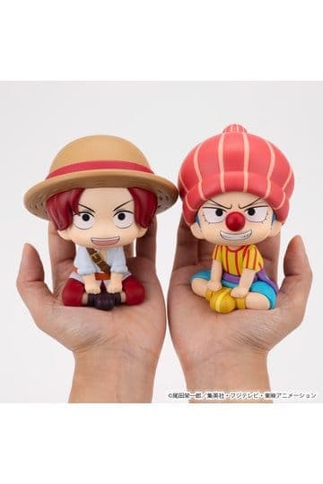 One Piece Look Up PVC Figures 2-Pack Shanks & Buggy Childhood Ver. 11 cm (with gift)