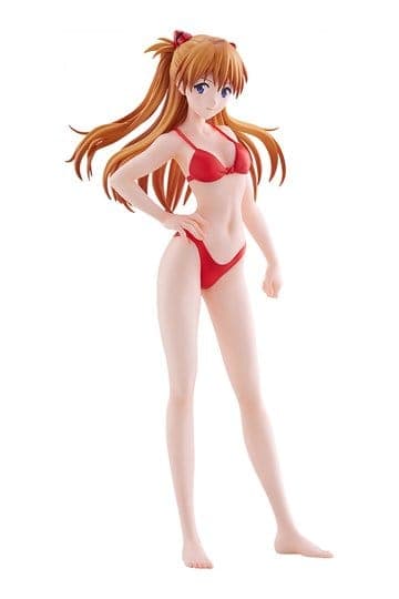 Rebuild of Evangelion Pop Up Parade Beach Queens Asuka Shikinami Langley (Bikini Style) L Size 23 cm