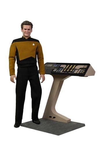 Star Trek: The Next Generation Action Figure 1/6 Chief Miles O'Brien with Transporter Console 30 cm