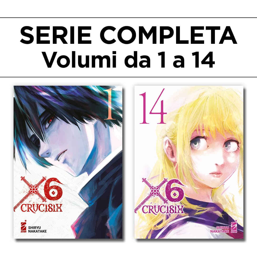 X6 - Crucisix 1/14 - Serie Completa - Edizioni Star Comics - Italiano