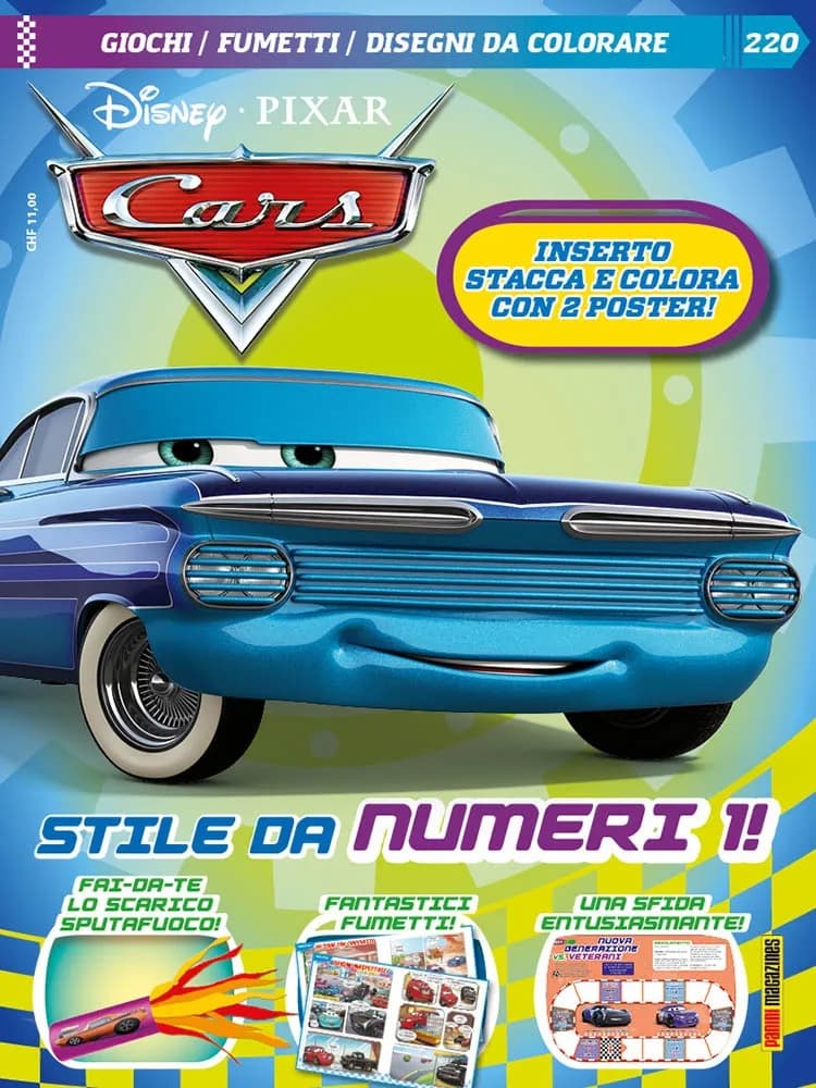 Cars Magazine 220 - Pixar Fun 220 - Panini Comics - Italiano