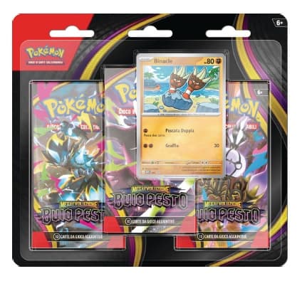 Pokémon - Megaevoluzione: Buio Pesto - Blister 3 Buste - Italiano - Italiano