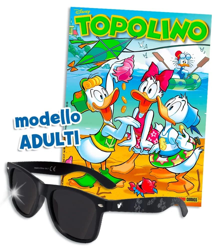 Topolino - Supertopolino 3687 + Gli Occhiali da Sole di Topolino (Taglia Adulto) - Panini Comics - Italiano