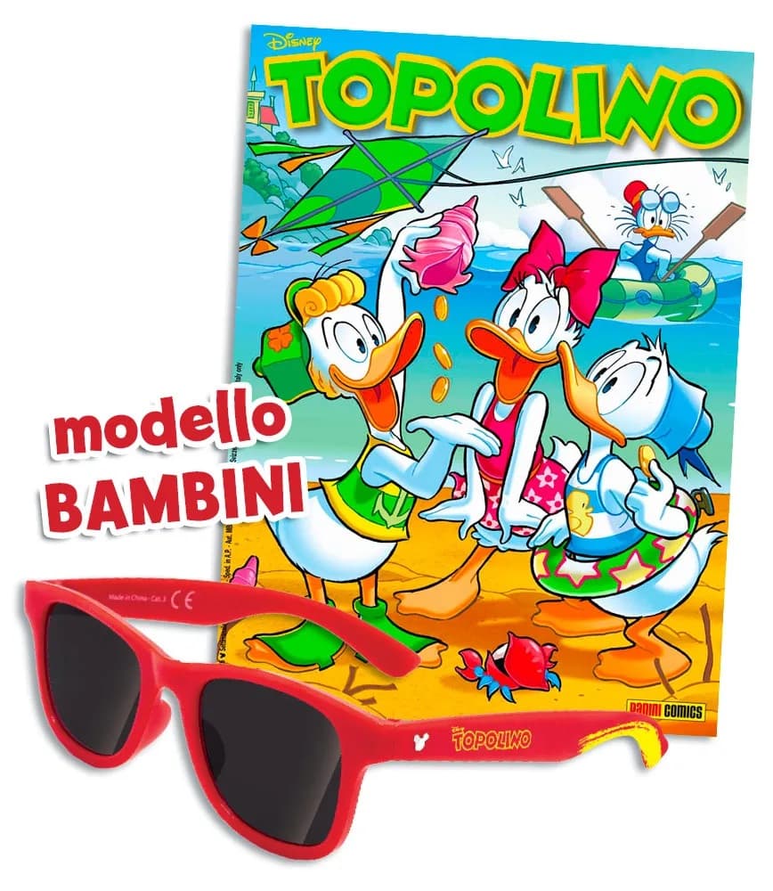 Topolino - Supertopolino 3687 + Gli Occhiali da Sole di Topolino (Taglia Bambino) - Panini Comics - Italiano