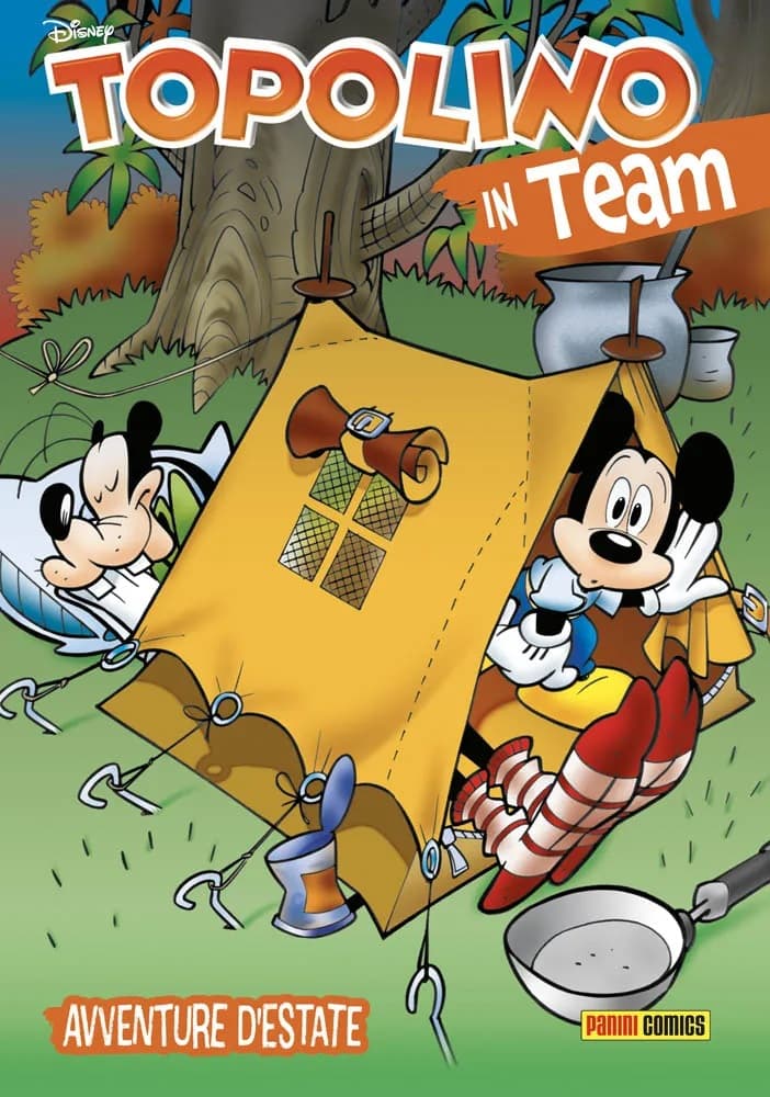 Topolino in Team - Avventure d'Estate - Disney Team 121 - Panini Comics - Italiano