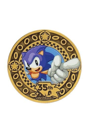 Sonic the Hedgehog Collectable Coin 35th Anniversary Limited Edition
