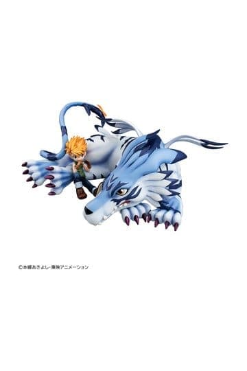 Digimon Adventure G.E.M. Series PVC Figure Garurumon & Ishida Yamato 25 cm (Repeat)