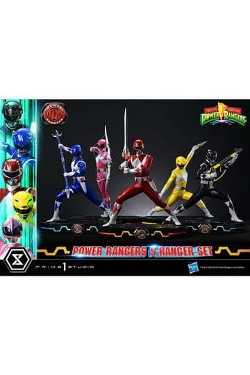 Mighty Morphin Power Rangers Premium Masterline Set of 5 Statues 1/4 Deluxe Version 62 cm