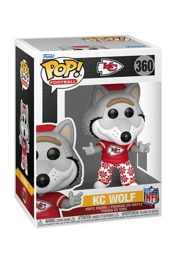 NFL Funko POP! Vinyl Figure Mascots: Chiefs- Wolf 9 cm #360 - Funko POP!