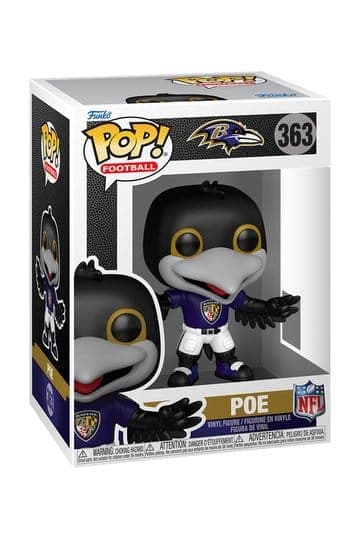 NFL Funko POP! Vinyl Figure Mascots: Ravens- Poe 9 cm #363 - Funko POP!