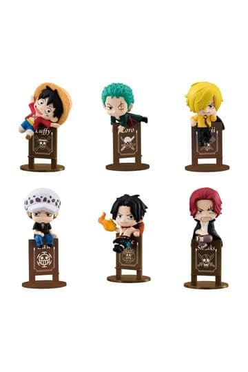 One Piece Ochatomo series Mini Figures Pirates Party 4 cm Blind Box Display (8) (Repeat)