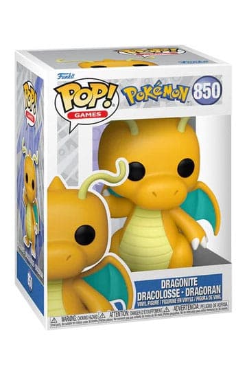 Pokémon Funko POP! Games Vinyl Figure Dragonite(EMEA) 9 cm #850 - Funko POP!