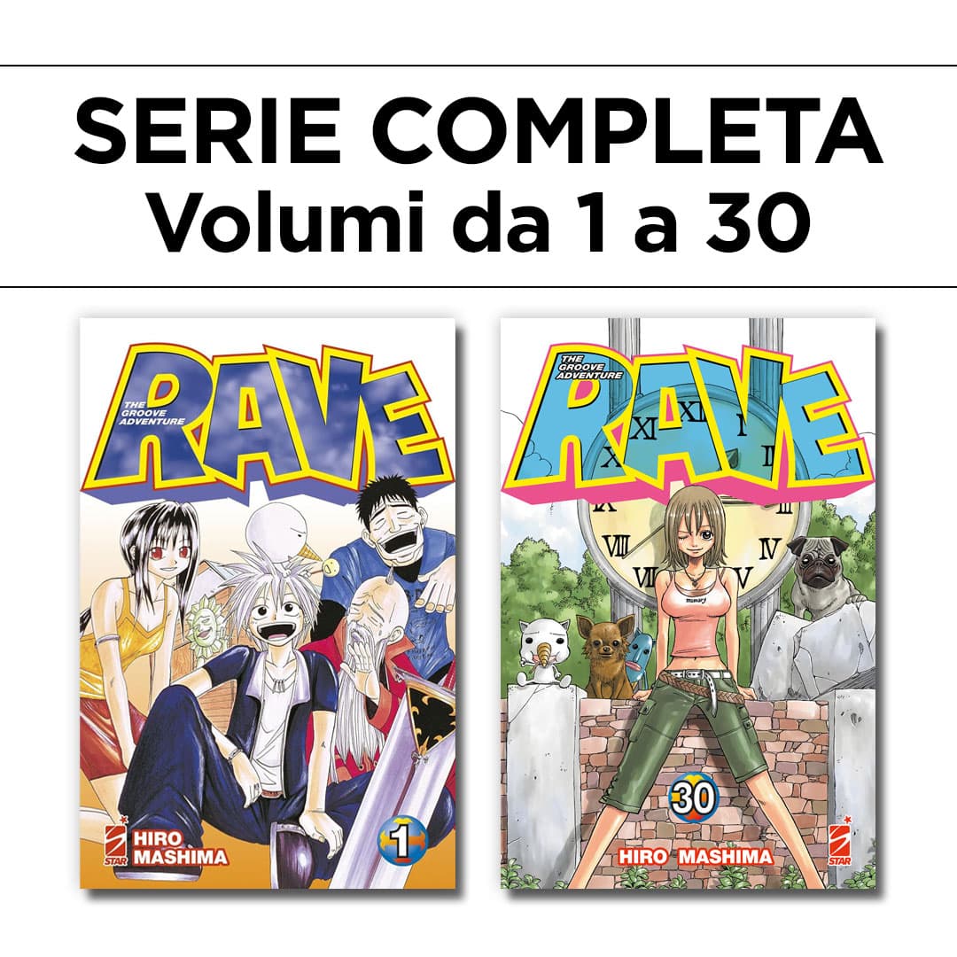 Rave - The Groove Adventure - New Edition 1/30 - Serie Completa - Edizioni Star Comics - Italiano