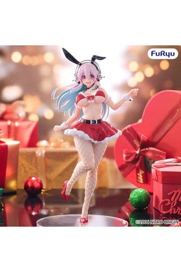 Super Sonico BiCute Bunnies PVC Figure Santa Ver. 30 cm