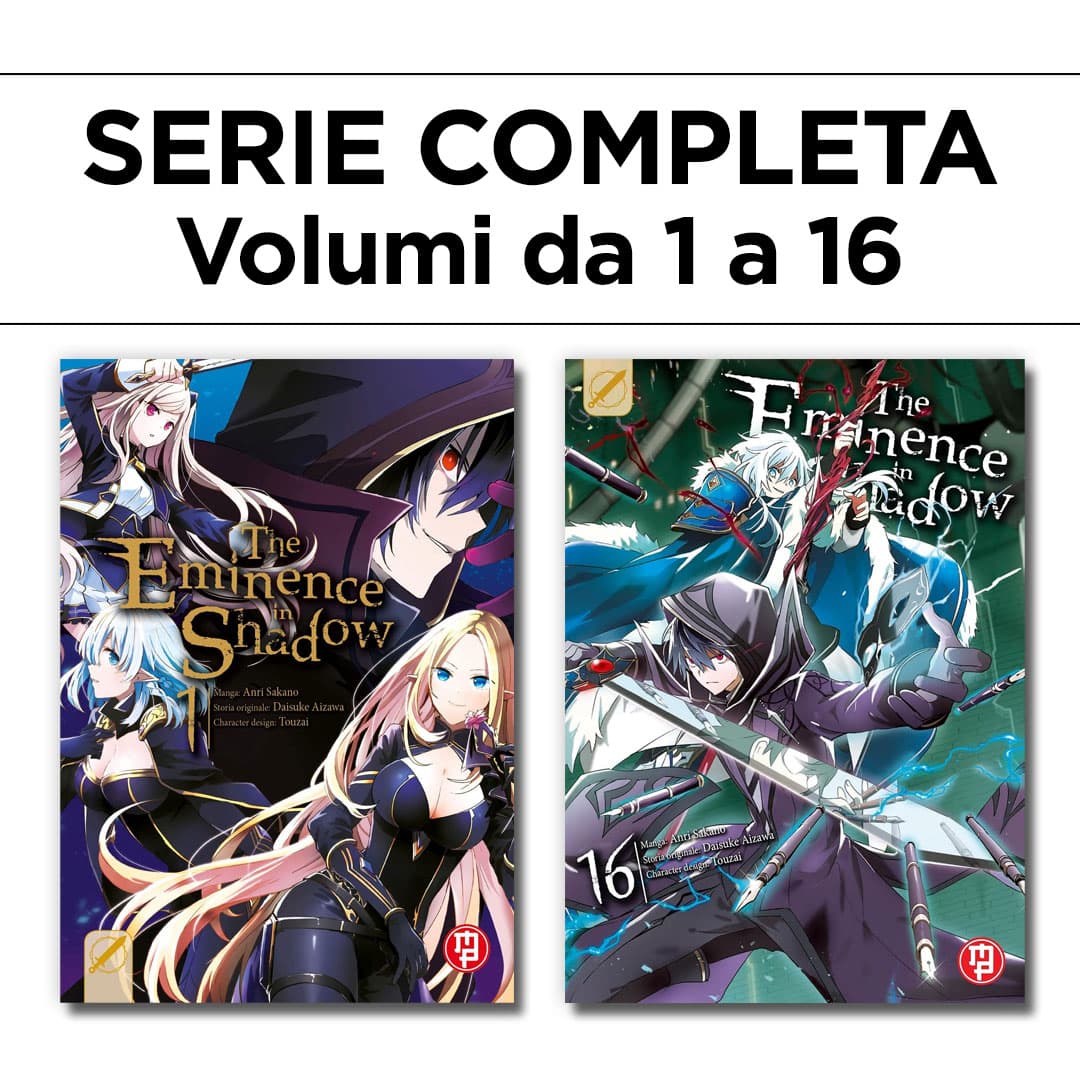 The Eminence in Shadow 1/16 - Serie Completa - Collana MX - Magic Press - Italiano