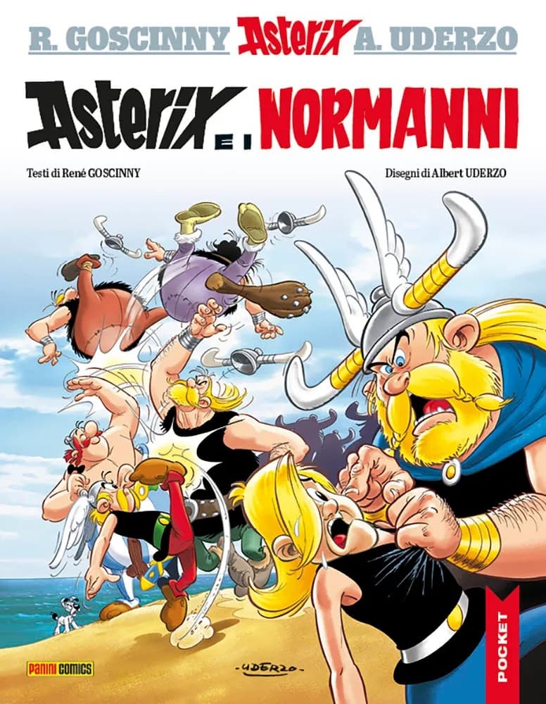 Asterix Vol. 5 - Asterix e i Normanni / Asterix e gli Allori di Cesare - Panini Comics Pocket - Panini Comics - Italiano