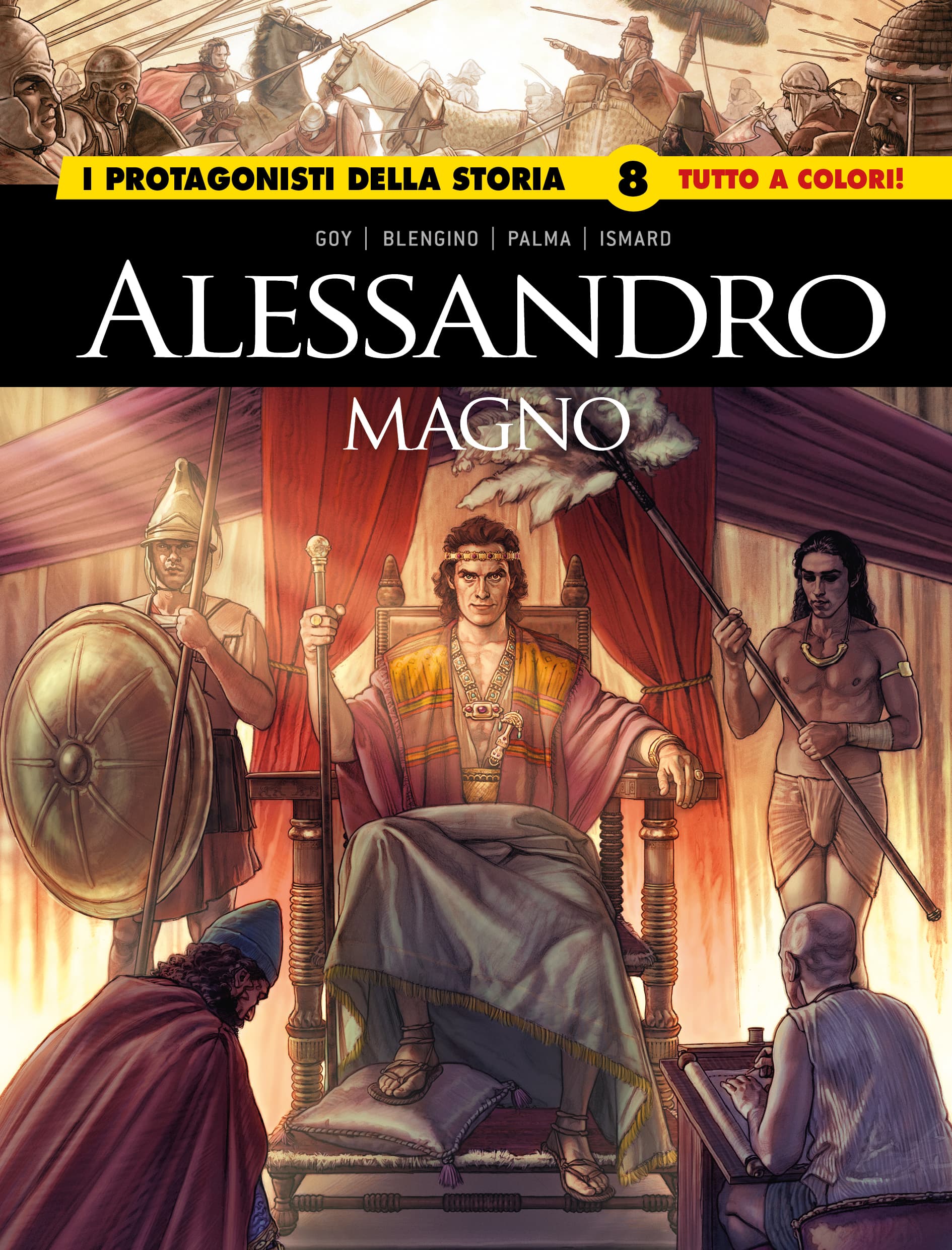I Protagonisti della Storia 8 - Alessandro Magno - I Grandi Maestri 110 - Editoriale Cosmo - Italiano