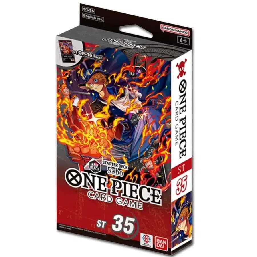 One Piece Card Game - ST-35 - Sabo - Starter Deck Rosso/Nero - Inglese - Inglese