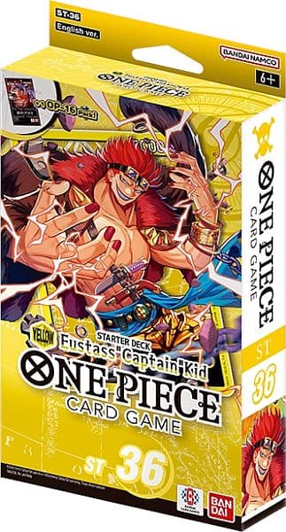 One Piece Card Game - ST-36 - Eustass Kid - Starter Deck Giallo - Inglese - Inglese