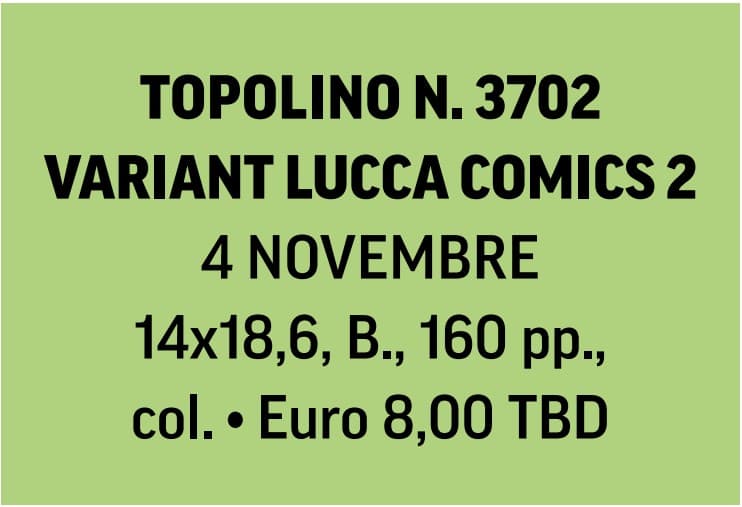Topolino 3702 - Variant Lucca Comics 2026 2 - Panini Comics - Italiano