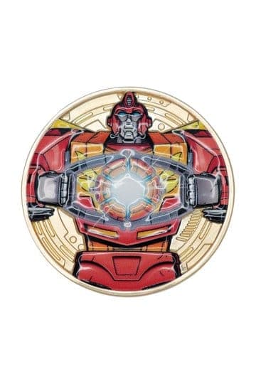Transformers Collectable Coin The Movie 40th Anniversary Limited Edition 24k Gold Plated