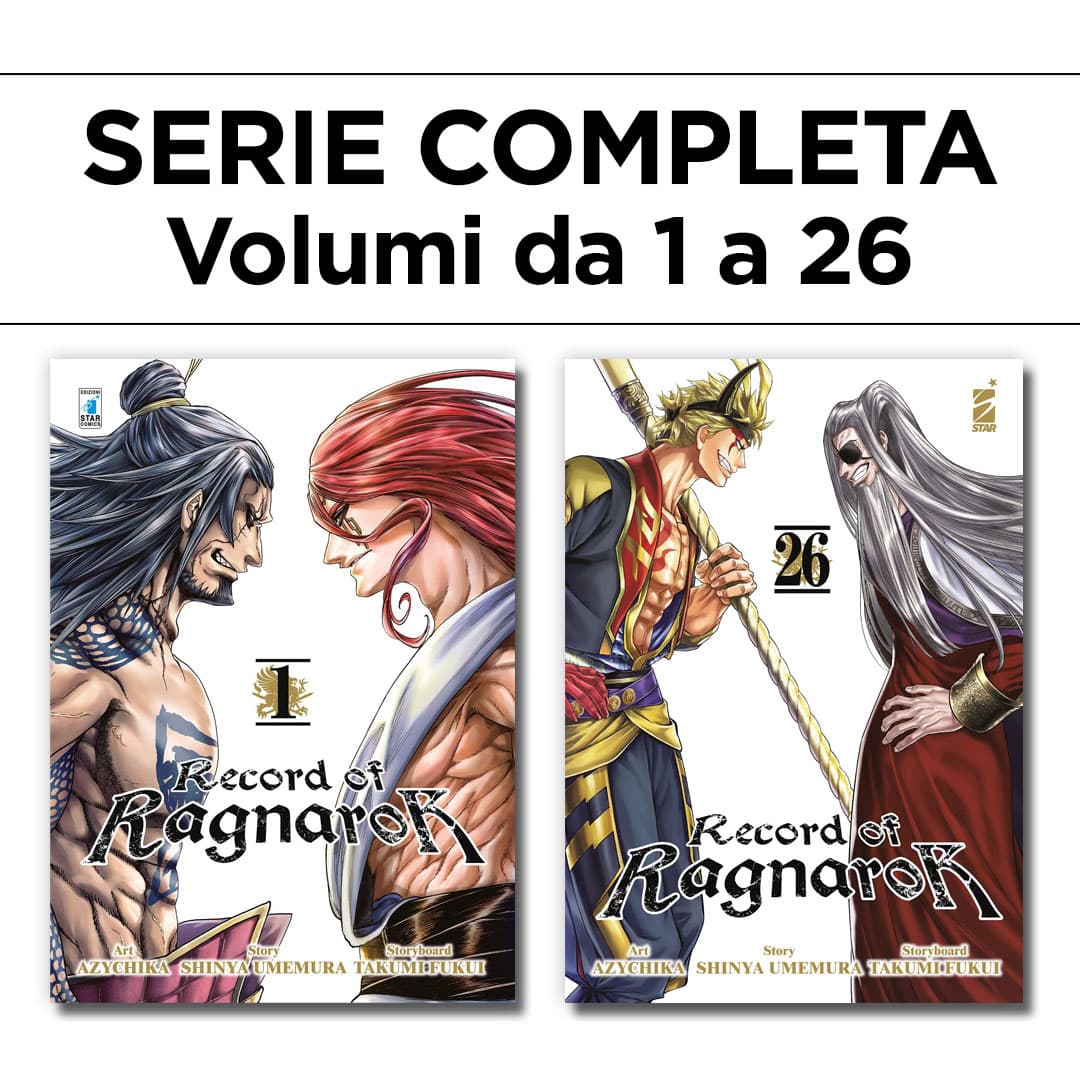 Record of Ragnarok 1/26 - Serie Completa - Edizioni Star Comics - Italiano