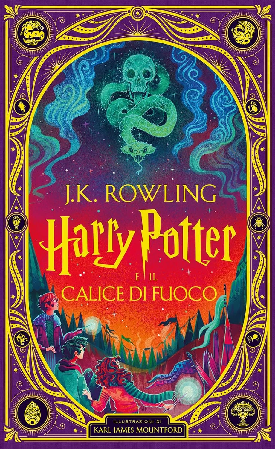 Harry Potter Vol. 4 - Harry Potter e il Calice di Fuoco - Edizione Illustrata Karl James Mountford - Salani - Italiano