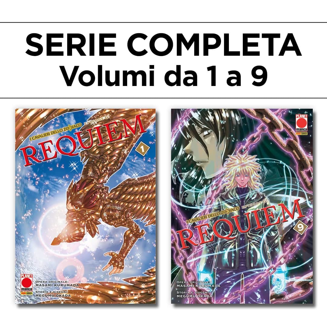 I Cavalieri dello Zodiaco - Episode G - Requiem 1/9 - Serie Completa - Panini Comics - Italiano