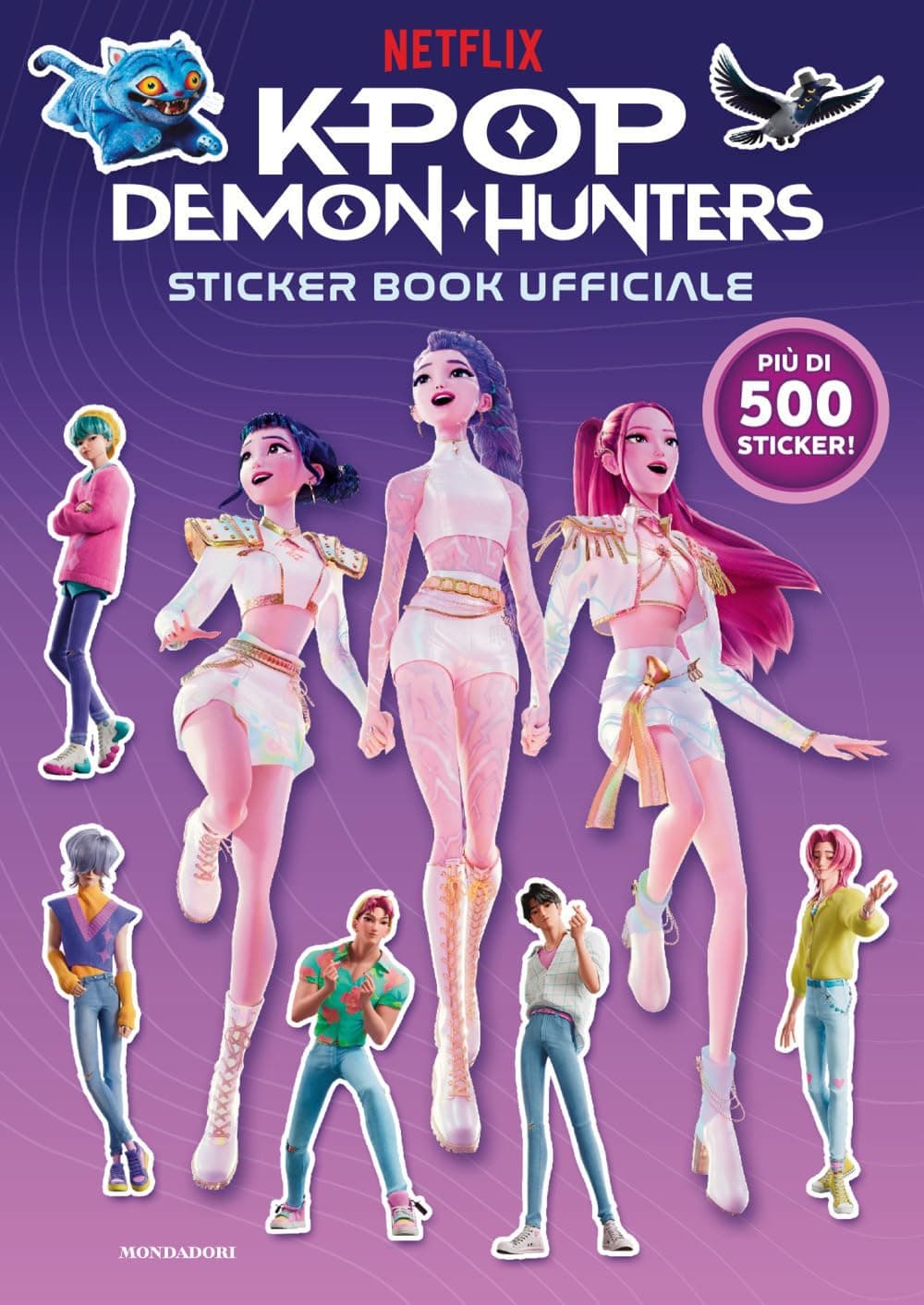 KPop Demon Hunters - Sticker Book Ufficiale - Mondadori - Italiano