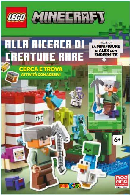 LEGO Minecraft - Alla Ricerca di Creature Rare - Panini Tech 47 - Panini Comics - Italiano