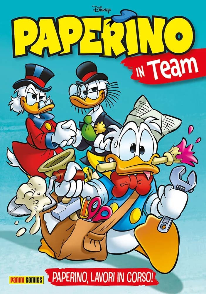 Paperino in Team - Paperino, Lavori in Corso! - Disney Team 122 - Panini Comics - Italiano