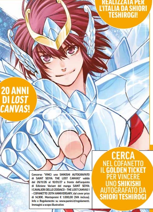 Saint Seiya - I Cavalieri dello Zodiaco - The Lost Canvas: Il Mito di Hades 1 - Cofanetto 20th Anniversary - Panini Comics - Italiano