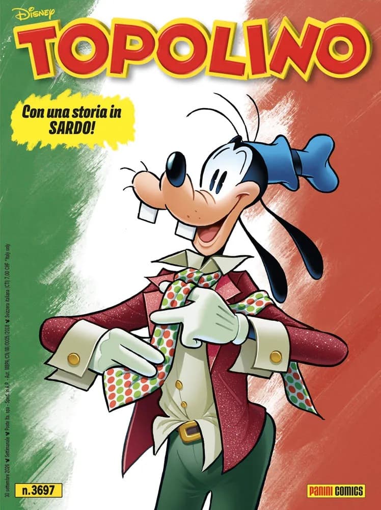 Topolino 3697 - Versione Dialetto Sardegna - Panini Comics - Italiano
