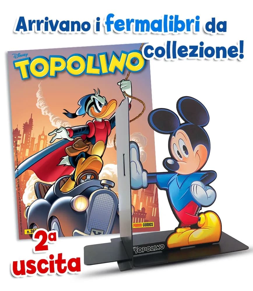 Topolino - Supertopolino 3696 + Reggilibro di Topolino - Panini Comics - Italiano