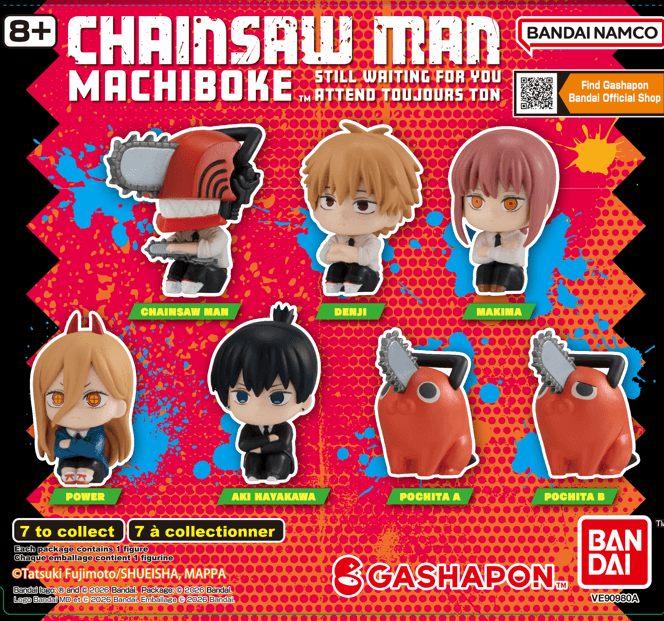 Chainsaw Man The Movie: Reze Arc Gashapon Still Waiting For You Blind Pack Figure Random 4 cm