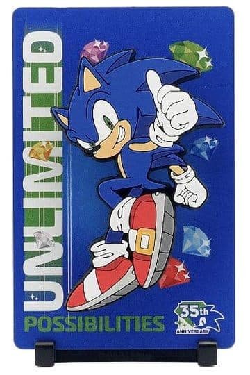 Sonic The Hedgehog FiGGYZ Magnet Collectible OGz Sonic 35th Anniversary 9 cm