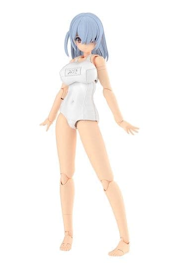 Frame Arms Girl Plastic Model Kit Mizuki School Swimsuits White Ver. 16 cm