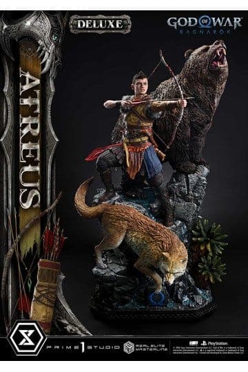 God of War: Ragnarok Real Elite Masterline Statue 1/3 Atreus DX Bonus Version 96 cm
