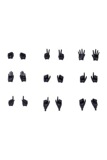 Megami Device M.S.G. Plastic Model Kit 1/1 09 Hand Set Skin Color Black