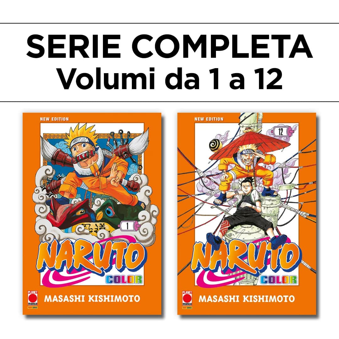 Naruto Color - New Edition 1/12 - Serie Completa - Panini Comics - Italiano