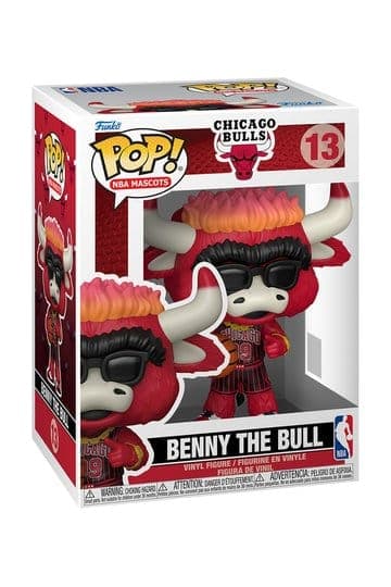NBA Funko POP! Basketball Vinyl Figure Mascots: Bulls- Benny The Bull 9 cm #13 - Funko POP!