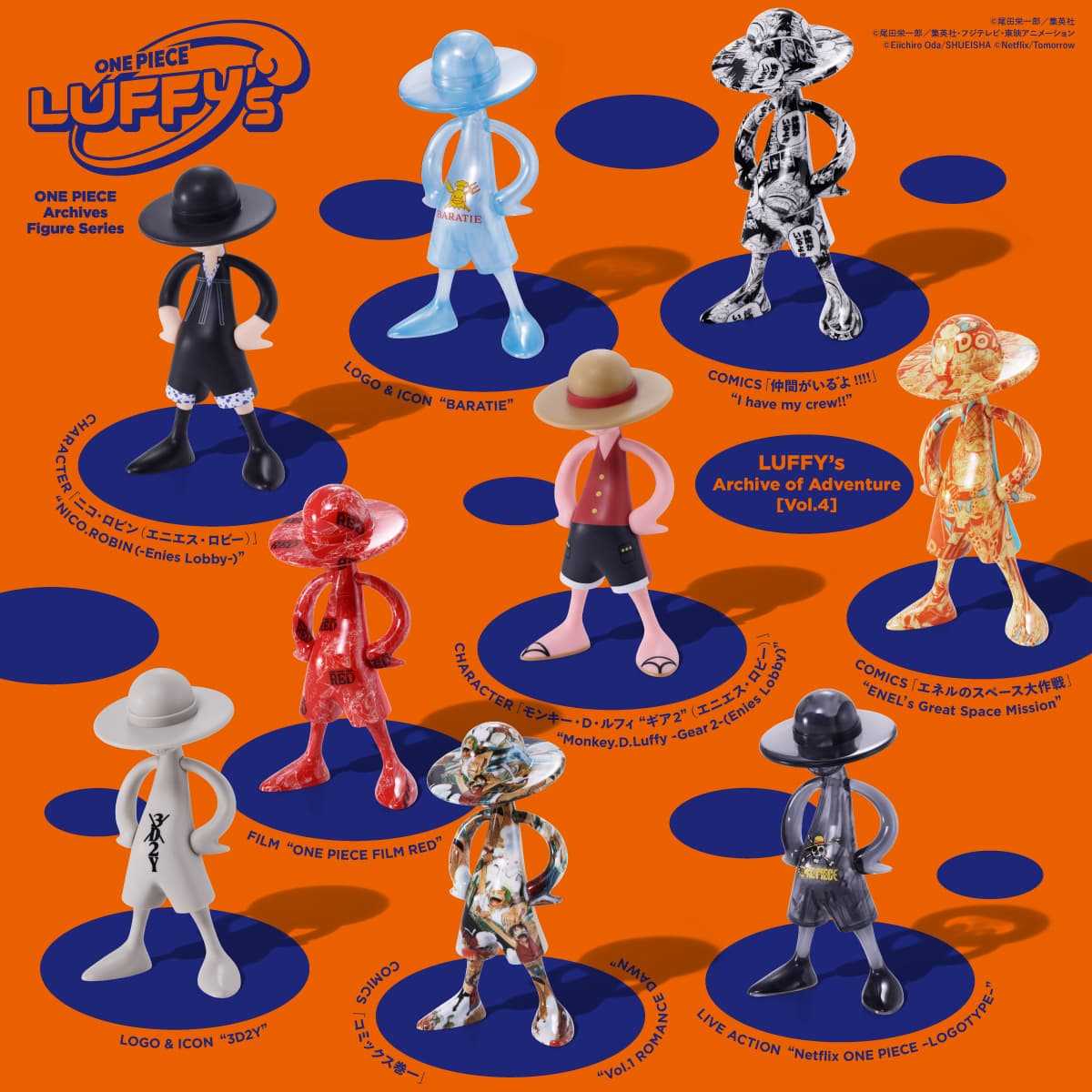 One Piece - Luffy's Archive of Adventure Vol. 4 - Display 10 Minifigure