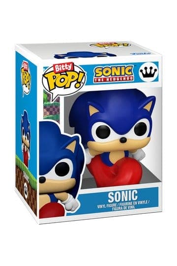 Sonic the Hedgehog Bitty Funko POP! & Accessory Vinyl Figure 2-Pack Sonic w/KCHN 2 cm - Funko Bitty POP!