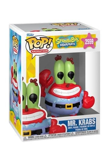 SpongeBob Funko POP! Animation Vinyl Figure Mr. Krabs 9 cm #2559 - Funko POP!