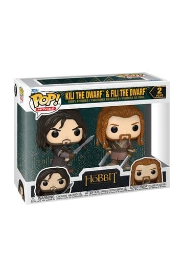 The Hobbit Funko POP! Vinyl Figures 2-Pack Kili & Fili 10 cm - Funko POP!