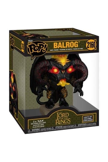 The Lord of the Rings Super Sized Funko POP! Animation Vinyl Figure Balrog 15 cm #2160 - Funko POP!