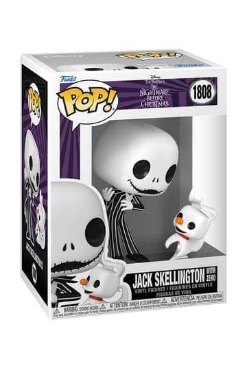 The Nightmare Before Christmas Funko POP! & Buddy Vinyl Figure Jack & Zero 9 cm - Funko POP!